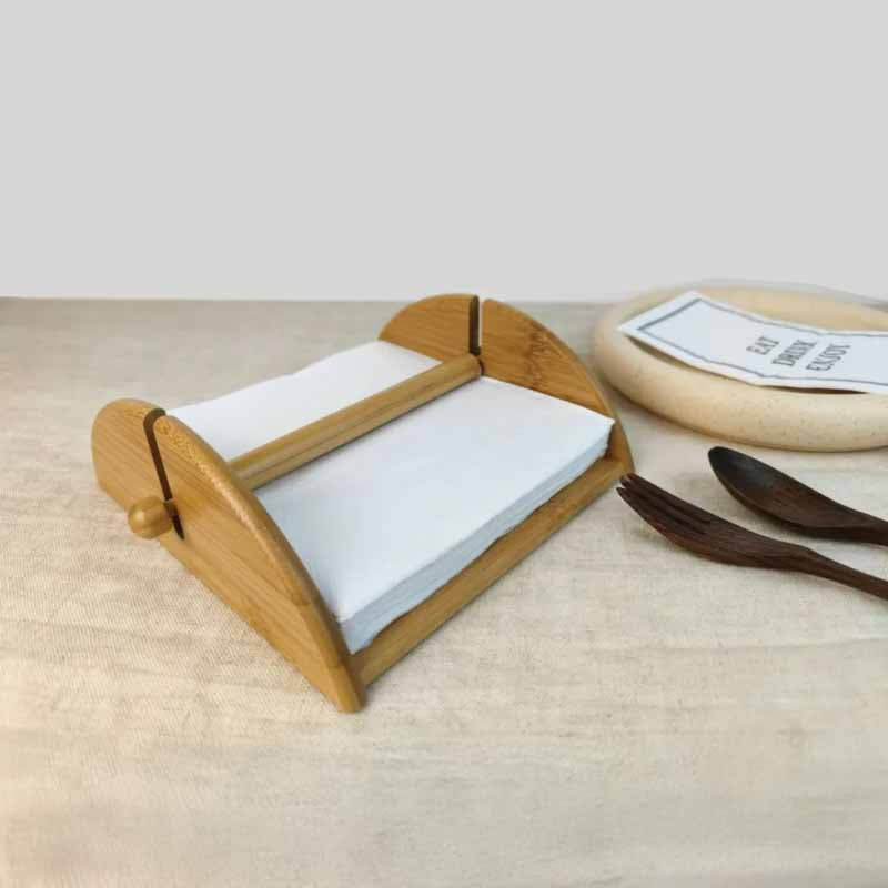 Servilletero de Bambú Natural