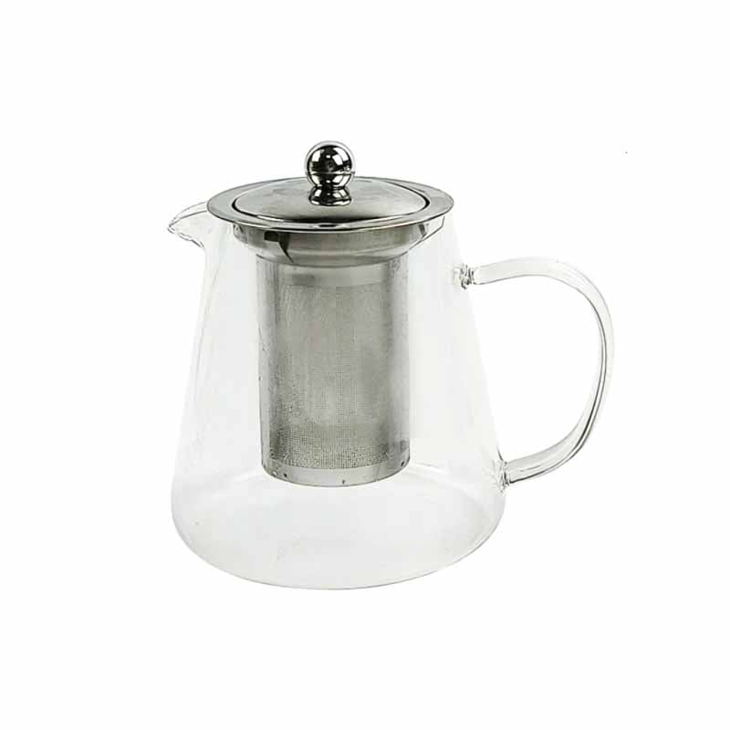 Tetera de Vidrio 550ml con Infusor - Momento de Té Perfecto
