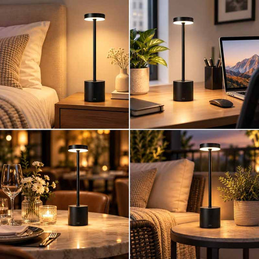 Lampara Mesa Led 33cm Usb C