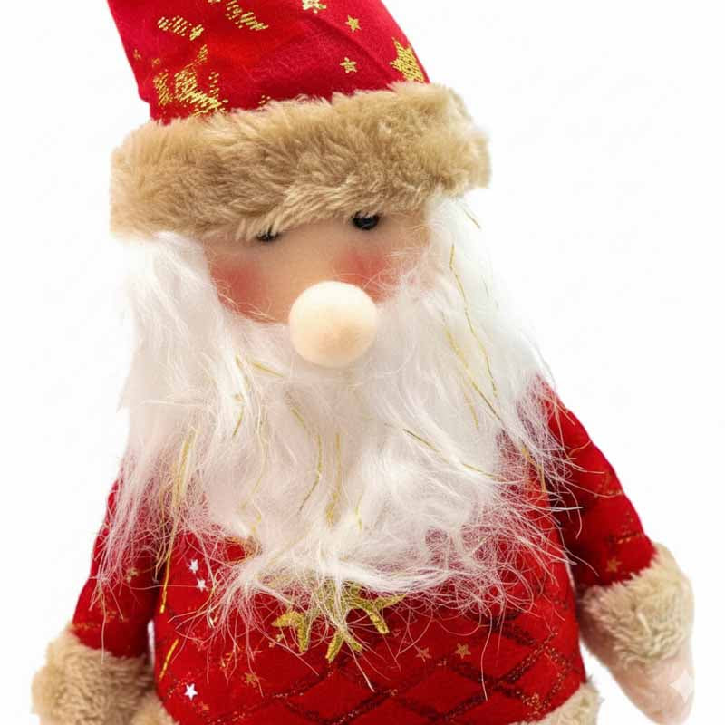 Navidad Adorno Muñeco Rojo 45 Cm
