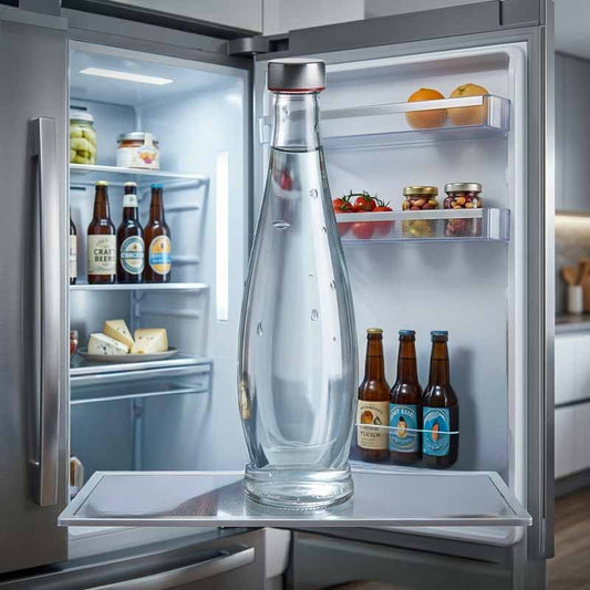 Botella Vidrio 1 Lt Tapa Metal - vista 2