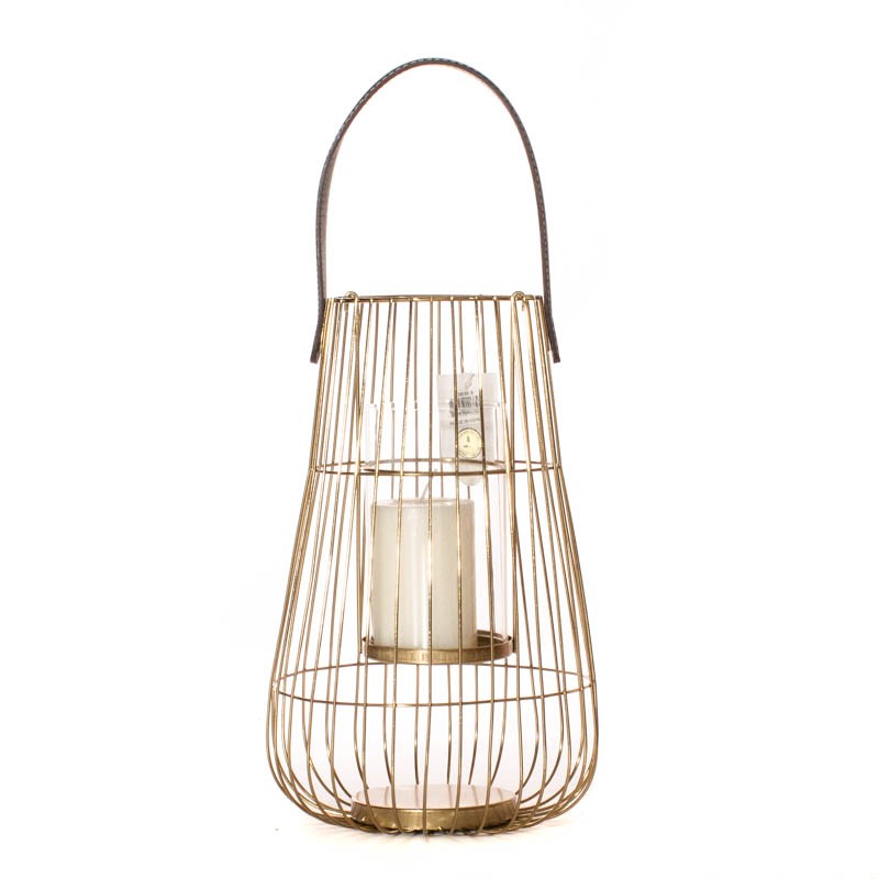 Fanal Gota Small Metal y Vidrio 35cm