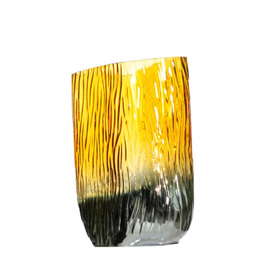 FLORERO VIDRIO AMBAR XD2213-20DQ XD77