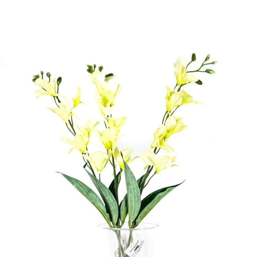 Rama flores artificiales 67cm decoración floral natural sin cuidados arreglos