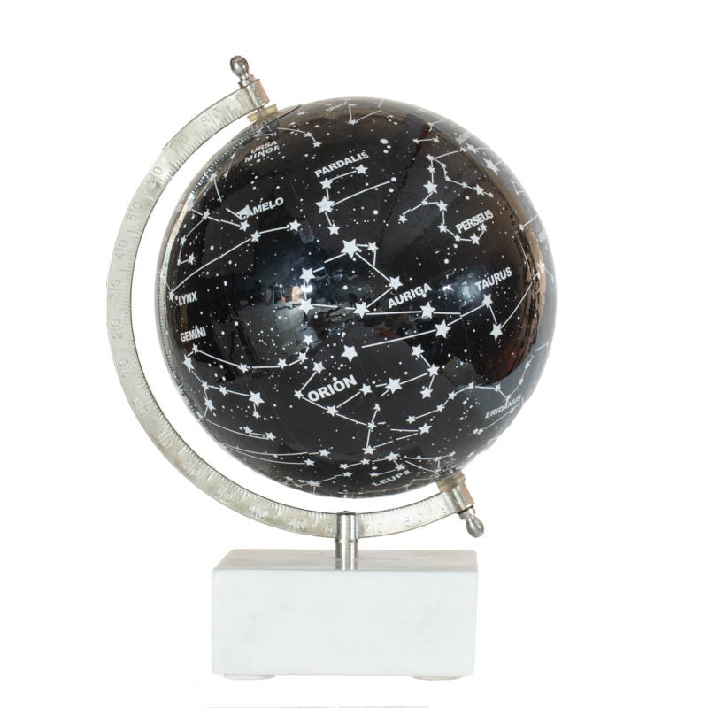 Globo Terráqueo Galaxy Base Mármol