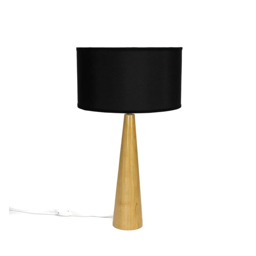 Lámpara mesa escandinava cónica iluminación nórdica