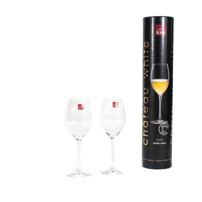Set x 2 Copas Vino Rona Chateau White 410 ml 4106558