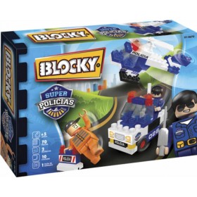 Bloque Super Policias X 70 Piezas Blocky