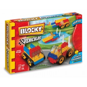 Bloques Vehiculos 2 X 70 Piezas Blocky