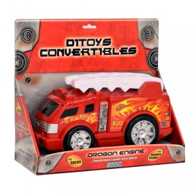 Camión Bombero Convertible Transformer Ditoys