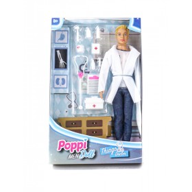 Muñeco Thiago Doctor Con Accesorios Poppi Doll