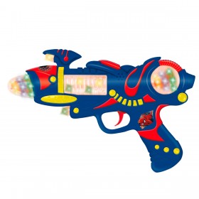 Pistola Turbo Con Luz Y Sonido Spiderman Ditoys