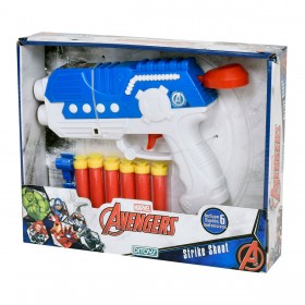 Pistola Strike Shoot Con Dardos Avengers Ditoys