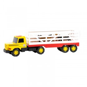 Camion Transportador 50cm con 4 Caballos n211 Caja