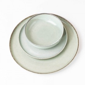 Bowl 15 cm Green Porcelana