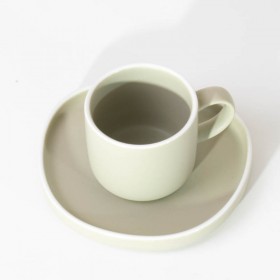 Taza de Café con plato Porcelana 0511099 Mishka