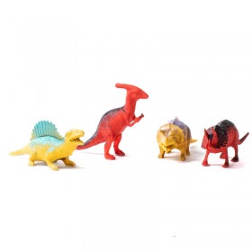 Dinosaurios x 4 en Bolsa 14 cm