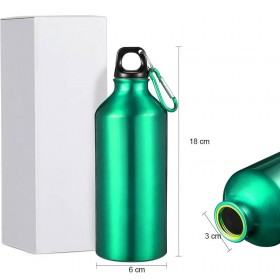 Botella Aluminio con Gancho Color 400ml