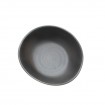 Bowl Irregular 17cm Black Mate Melamina