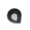 Bowl Gota 10cm Black Mate Melamina