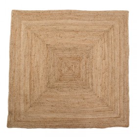 Alfombra Yute Natural Cuadrada 200x200 cm |Guay Buby