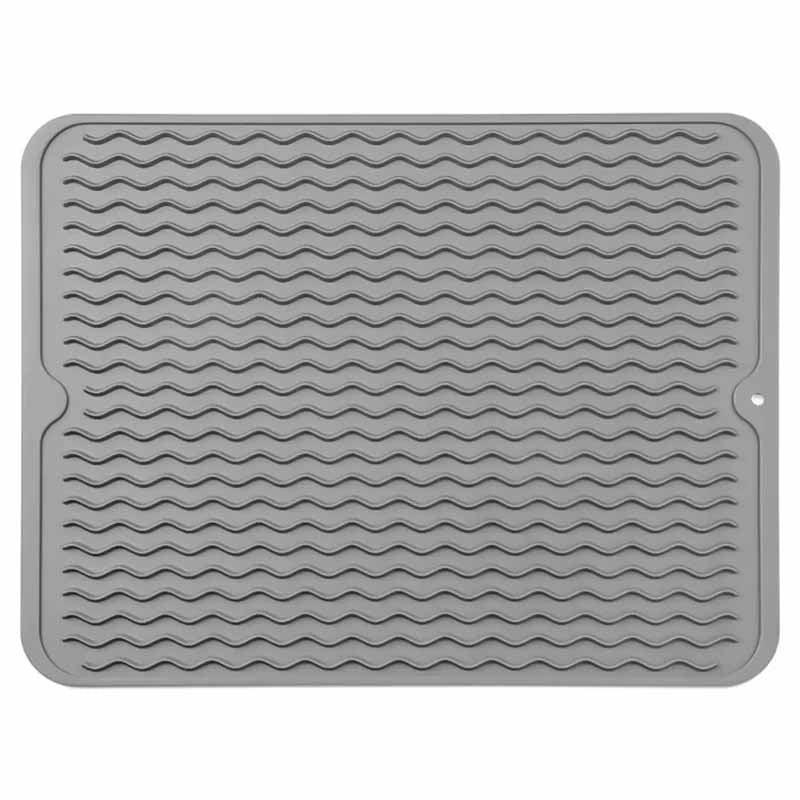 Escurridor seca platos silicona detalle flexible
