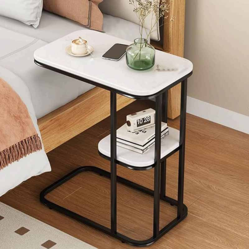 Mesa Auxiliar Símil Mármol