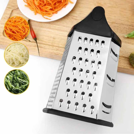 rallador acero inoxidable manual 6 caras