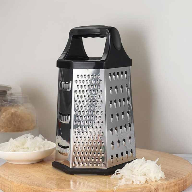 rallador acero inoxidable 6 caras