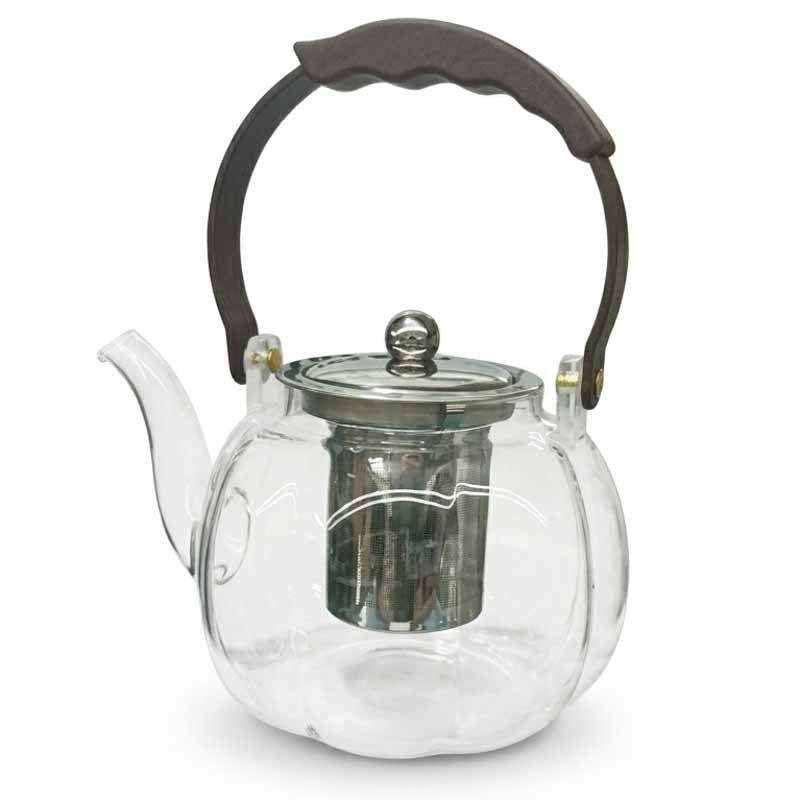 Tetera Vidrio Con Infusor Metal