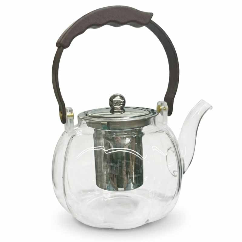 Tetera Vidrio Con Infusor Metal