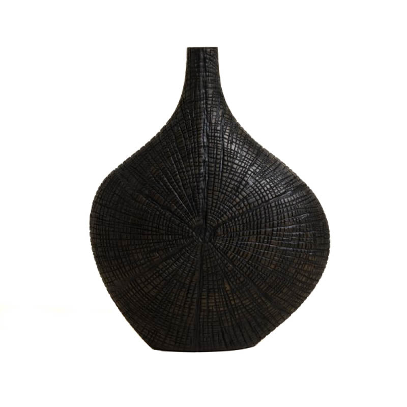 Florero Yaki 26x10.5x31cm formas geométricas modernas decoración minimalista