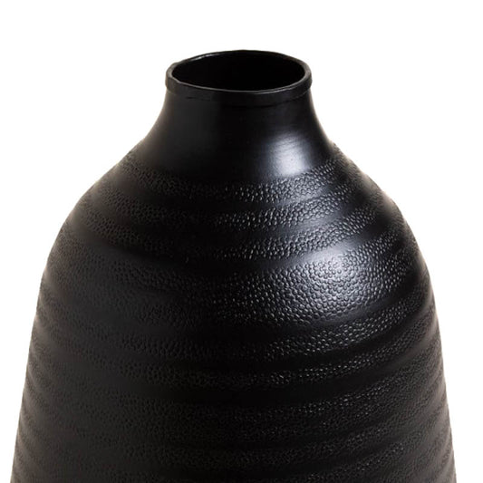 Jarrón Pali Negro 20X30,5 cm 0651028