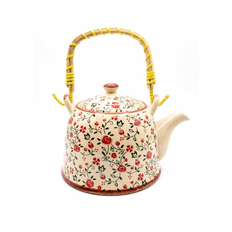 Tetera Porcelana Con Infusor Metal