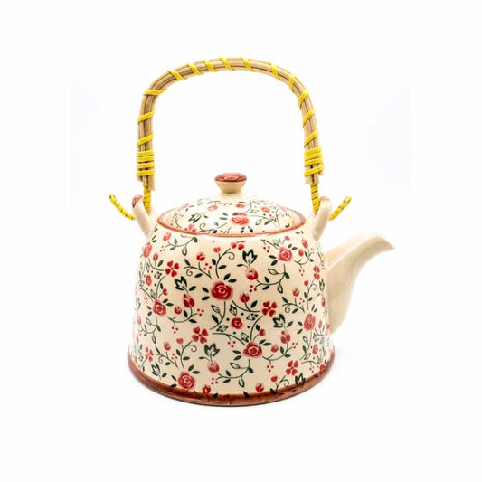 Tetera Porcelana Con Infusor Metal