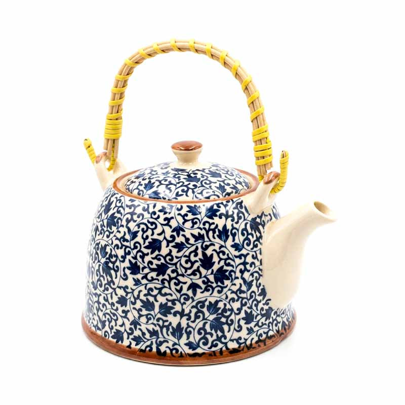 Tetera Porcelana Con Infusor Metal