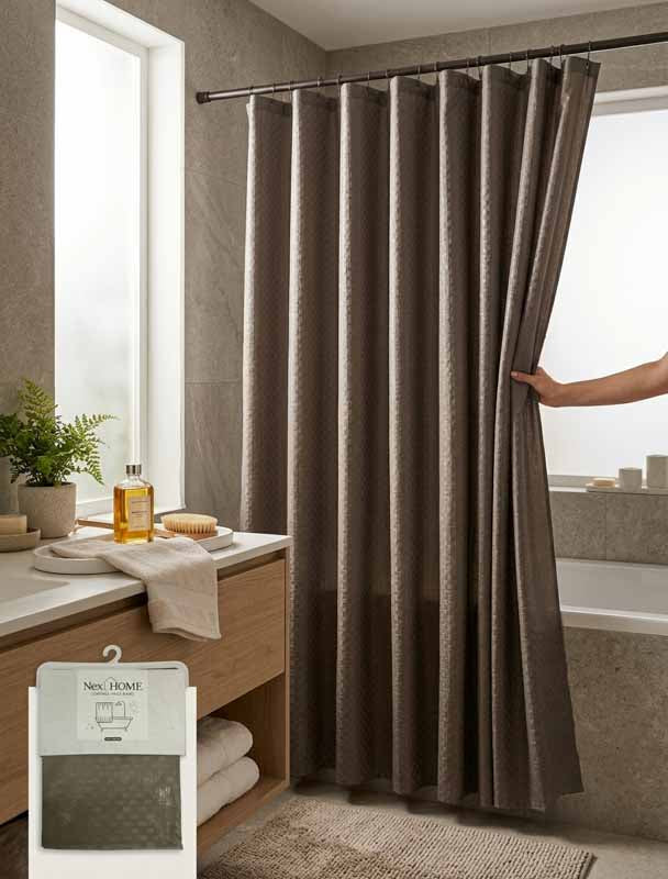 Cortina de baño 1.80 x 1.80 cm - vista frontal - Guay Buby