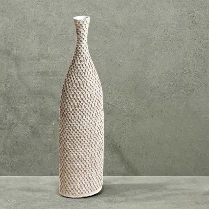 Florero Croch alto en living