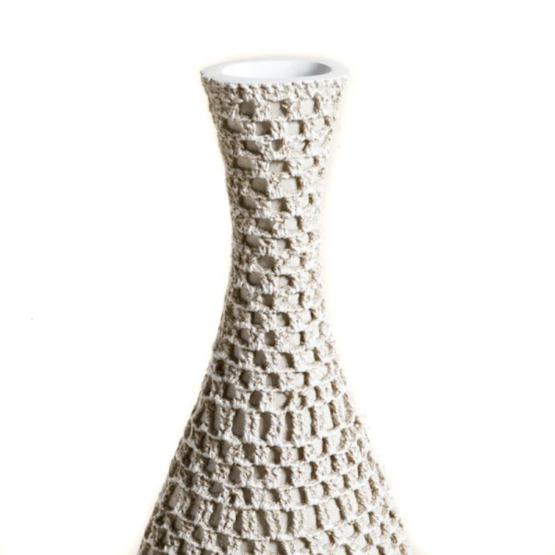 Florero Croch alto detalle diseño