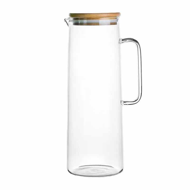 Jarra vidrio borosilicato con agua