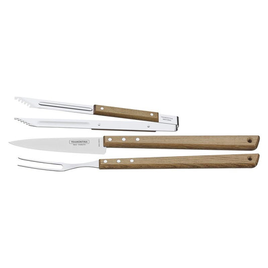 Juego Asado Churrasco Tramontina x 3 pcs Largo  03-26499/036 Blister