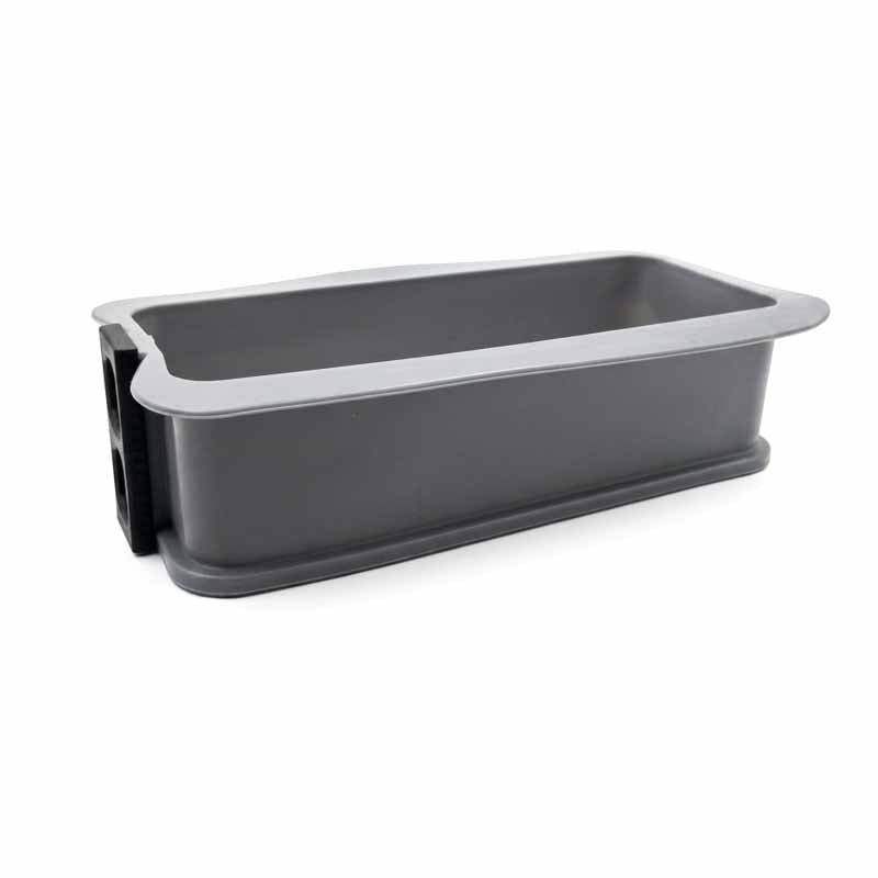 Molde budín inglés desmontable detalle base vidrio