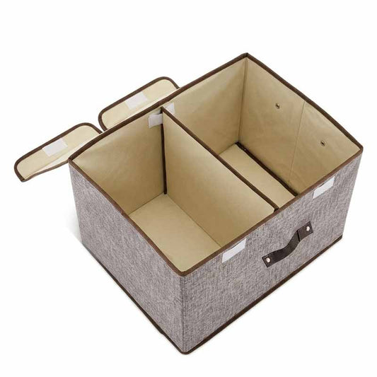 Organizador X1pcs Con Tapa 35x25x16cm 2 Divisorios
