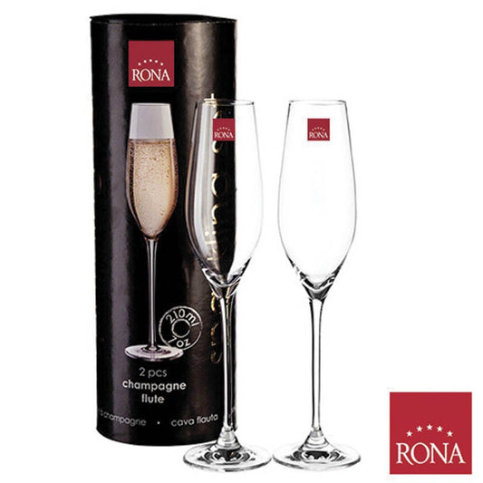 Set x2 Copas Champagne Rona Flauta Sparkling